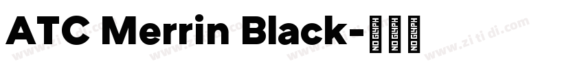 ATC Merrin Black字体转换